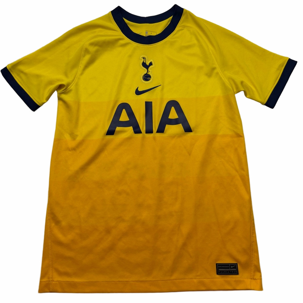 Nike Kids Yellow and Navy Tottenham Hotspur Soccer Jersey Away 2020-21 Boy Large